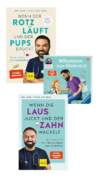 Buchpaket von Dr. med. Vitor Gatinho: Wenn der Rotz läuft, Wenn die Laus juckt und Willkommen beim Kinderarzt