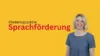 Kinderlogopädie Sprachförderung – lächelnde Logopädin, Titelbild zum Academy-Kurs zur Sprachentwicklung bei Kindern